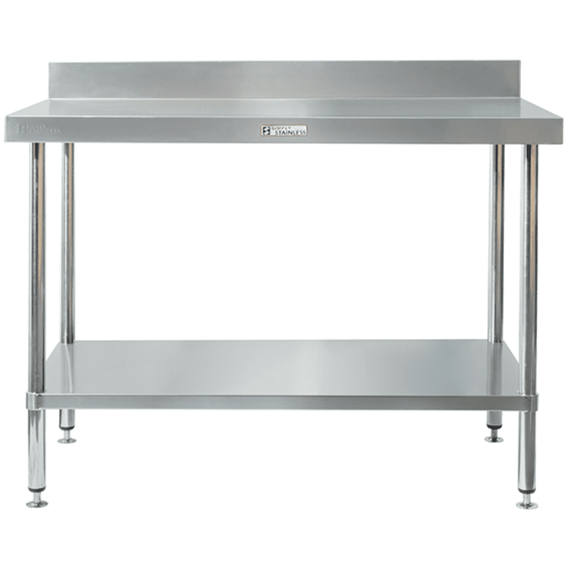 Simply Stainless Upstand Wall Bench 450mm - Cater-Connect Ltd