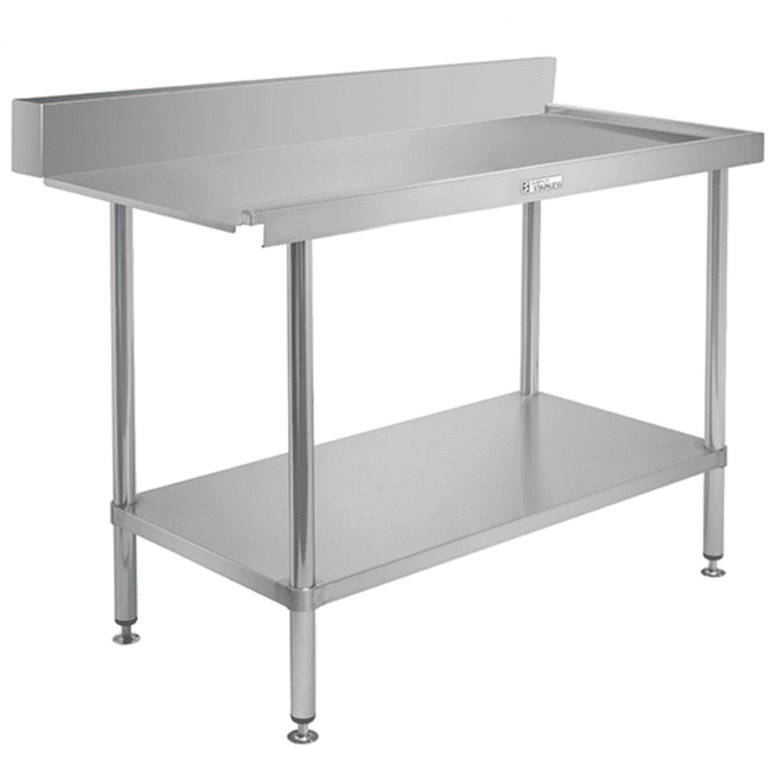 Simply Stainless Dishwash Table 1200mm LH Outlet.