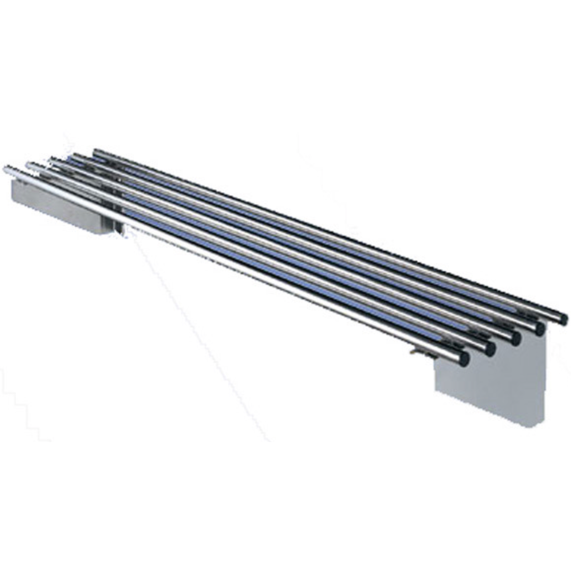 Simply Stainless Wall Shelf Piped Shelf Construction 1500mm Stainless