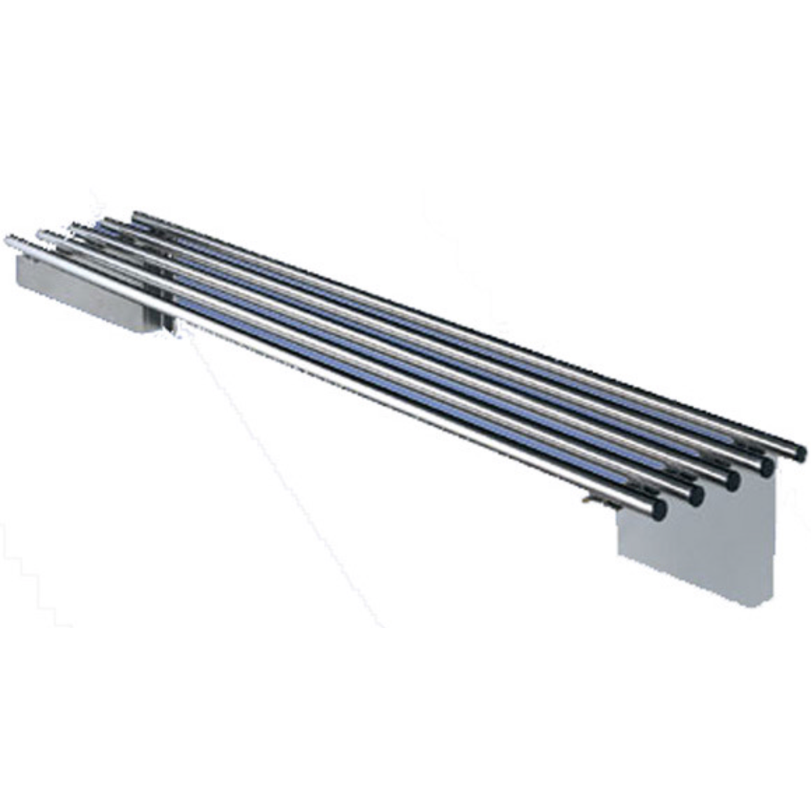 Simply Stainless Wall Shelf Piped Shelf Construction 900mm - Cater-Connect Ltd