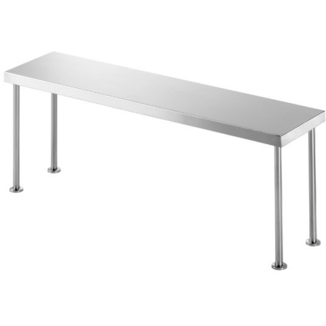 Simply Stainless Over Shelf Single Tier 2100mm - Cater-Connect Ltd