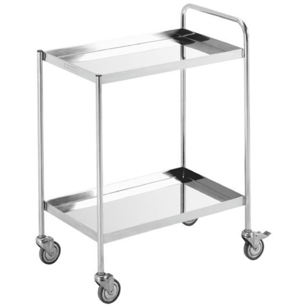 Simply Stainless 2 Tier Serving Trolly - Cater-Connect Ltd