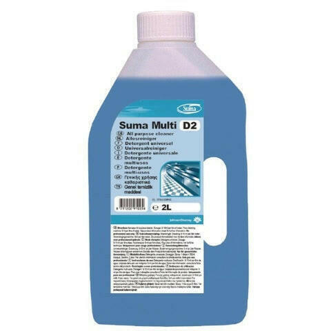 Suma Multi D2 All-Purpose Cleaner Concentrate 2Ltr - Cater-Connect Ltd