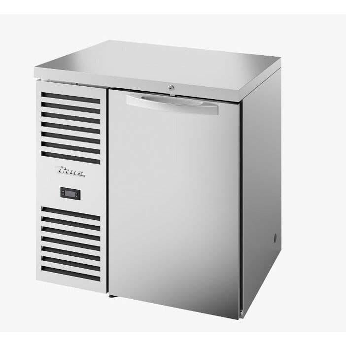 True TBR32-RISZ1-L-S-S-2 Single Solid Door Undercounter Bar Fridge 290 Litres - Cater-Connect Ltd