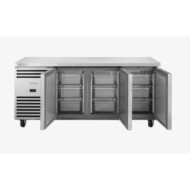 True TCR1/3-CL-SS-DL-DR-DR 1/1GN Three Door Counter Fridge 630 Litres - Cater-Connect Ltd