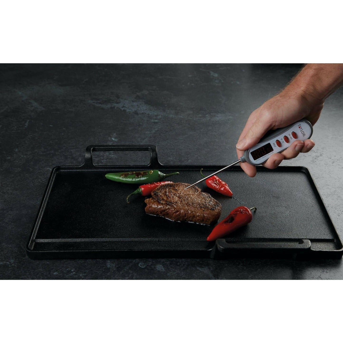 Taylor Pro Digital Step Stem Thermometer.