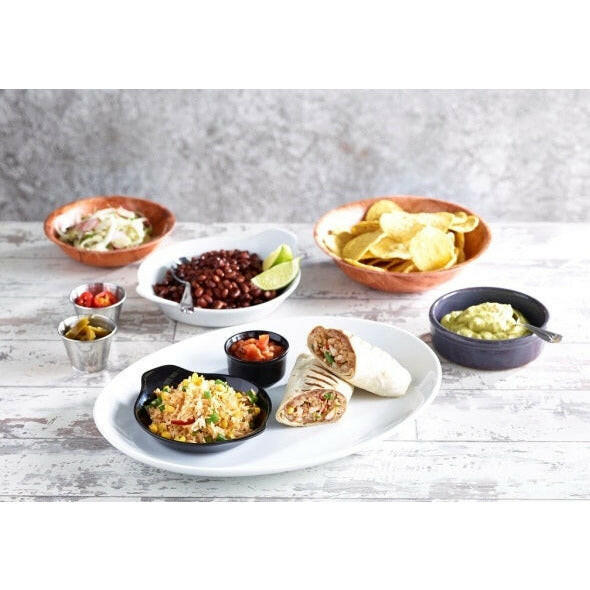 GenWare Terra Stoneware Blue Tapas Dish 13cm Case Size 12 - Cater-Connect Ltd