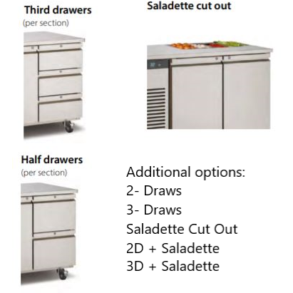 Foster Eco Pro G3 EP1/2H Door Counter Refrigeration 280 Litres - Cater-Connect Ltd