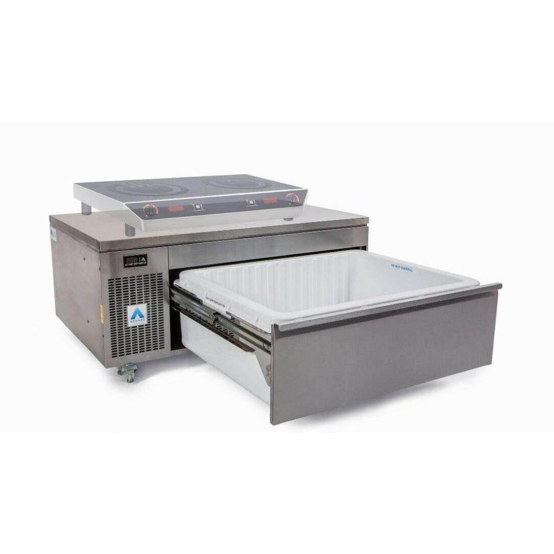 Adande VCS1 Standard Depth Single Undercounter Drawer Unit Side Engine.