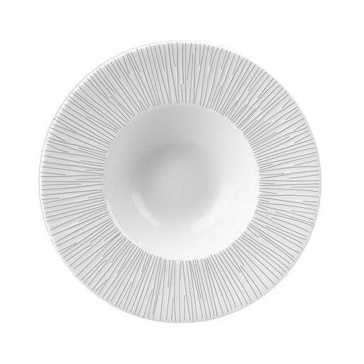 Churchill Bamboo Wide Rim Bowl White 21.6cm Case Size 12 - Cater-Connect Ltd