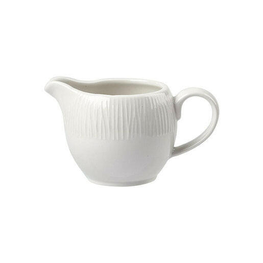 Churchill Bamboo Jug White 4oz 11cl Case Size 4 - Cater-Connect Ltd