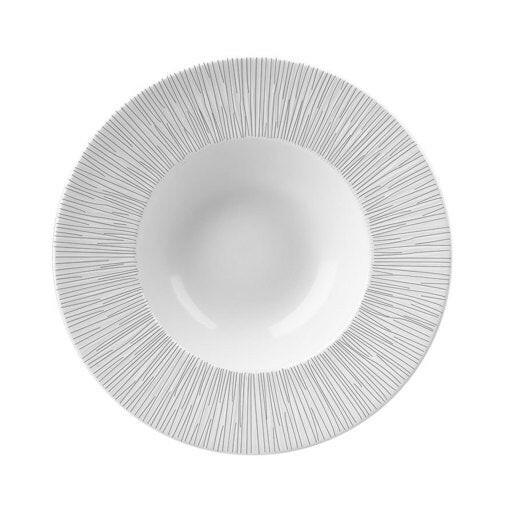 Churchill Bamboo Wide Rim Bowl White 9.5inch Case Size 12 - Cater-Connect Ltd