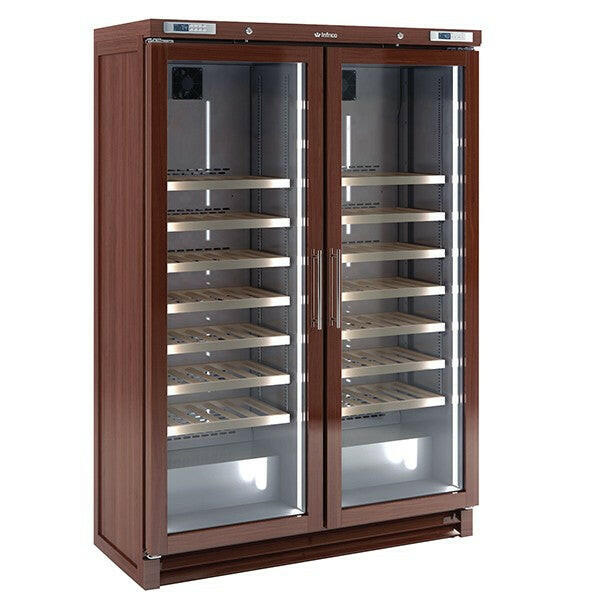 Infrico EVV200MX Upright Double Door Wine Cellar 200 Bottles - Cater-Connect Ltd