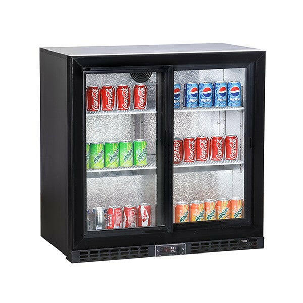 Koldbox KBC2SL Double Sliding Door Bottle Cooler (196 Bottles) - Cater-Connect Ltd