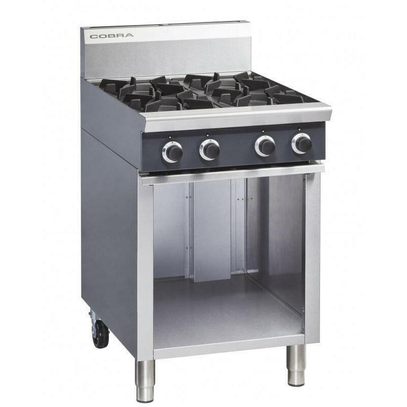 Blue Seal Cobra C6D 4 Burner Gas Cooktop 600mm.