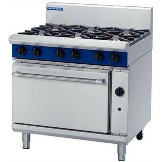 Blue Seal GE506D Evolution 6 Burner Electric Static Oven 900mm.