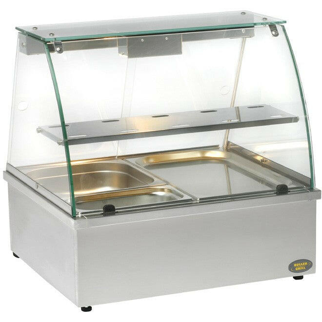 Roller Grill BMV 2 Bain Marie With Display Cabinet - Cater-Connect Ltd