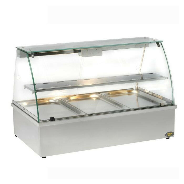 Roller Grill BMV 3 Bain Marie With Display Cabinet - Cater-Connect Ltd