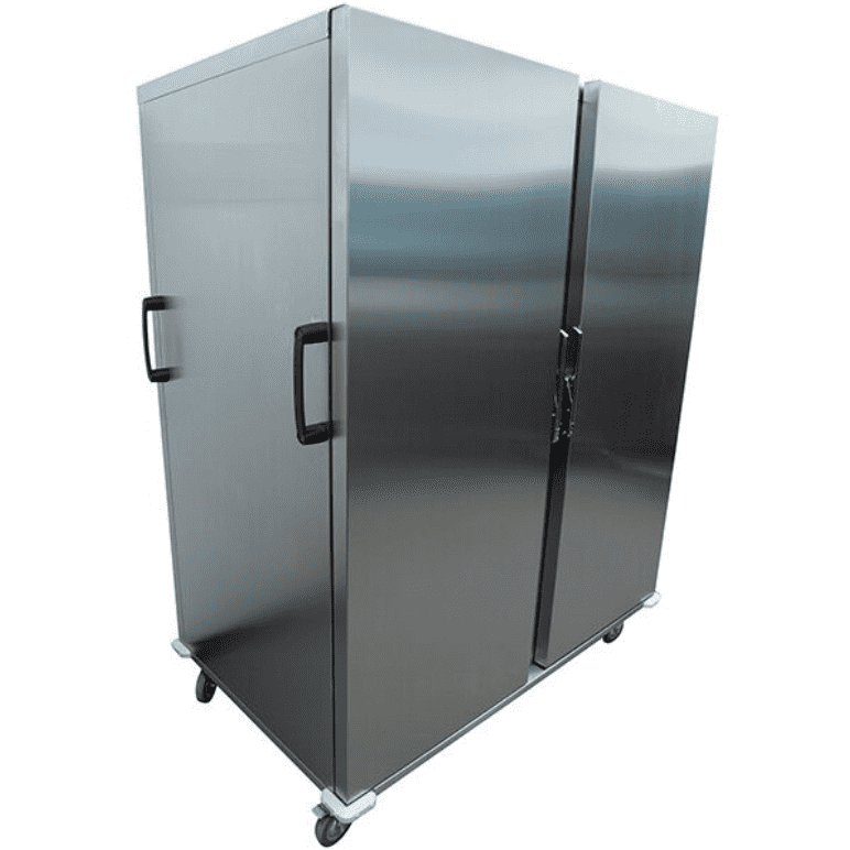 Parry BT2 Mobile Fan Assisted Double Door 1/1GN Banqueting Trolley - Cater-Connect Ltd