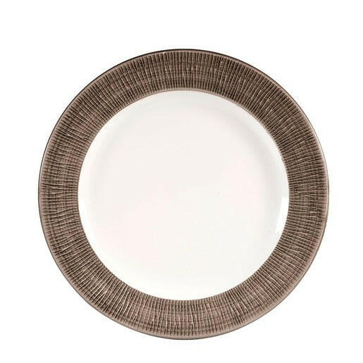 Churchill Bamboo Spinwash Dusk Footed Plate 10.9" / 27.6cm Case Size 12 - Cater-Connect Ltd