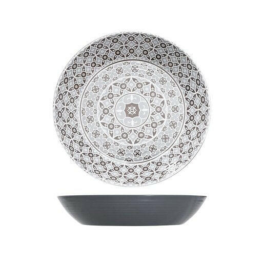 Creative Grey Moroccan Marrakesh Bowl 42.5cm x 8cm Case Size 3 - Cater-Connect Ltd
