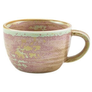 Genware Terra Porcelain Rose Coffee Cup 28.5cl/10oz Case Size 6 - Cater-Connect Ltd