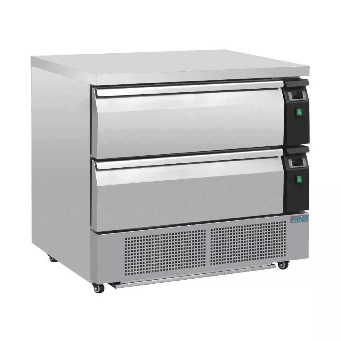 Polar DA996 U-Series Double Drawer Dual Temperature Counter Fridge Freezer 4x1/1GN - Cater-Connect Ltd