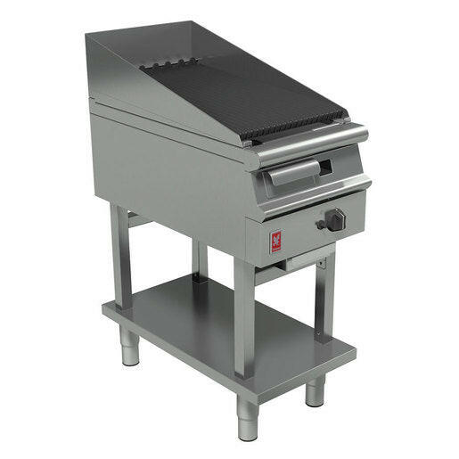 Falcon Dominator Plus G3425 Gas Chargrill On Fixed Stand 400mm 10.8kW - Cater-Connect Ltd