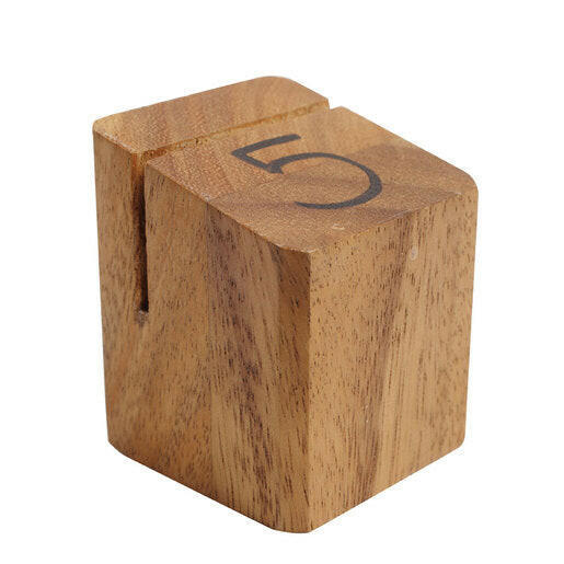 Menu Holder Acacia 55x55x65mm - Cater-Connect Ltd