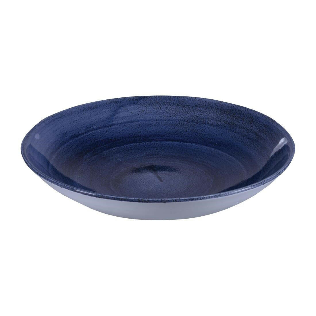 Churchill Stonecast Patina Cobalt Blue Evolve Coupe Bowl 9.75"Case Size 12 - Cater-Connect Ltd