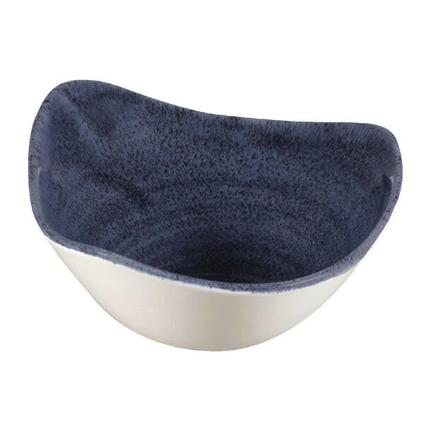 Churchill Stonecast Patina Cobalt Blue Triangular Bowl 6" Case Size 12 - Cater-Connect Ltd