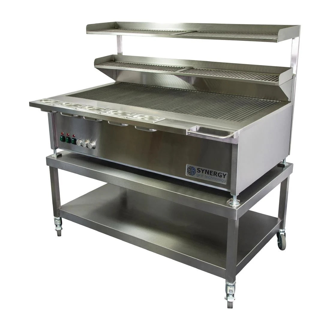 Synergy Trilogy ST1300 Gas Chargrill With Cooking Shelf And Garnish Rail - Cater-Connect Ltd