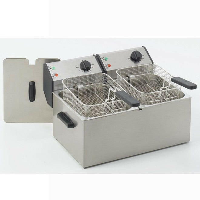 Roller Grill FD80D Twin Tank Electric Fryer 2x8L - Cater-Connect Ltd