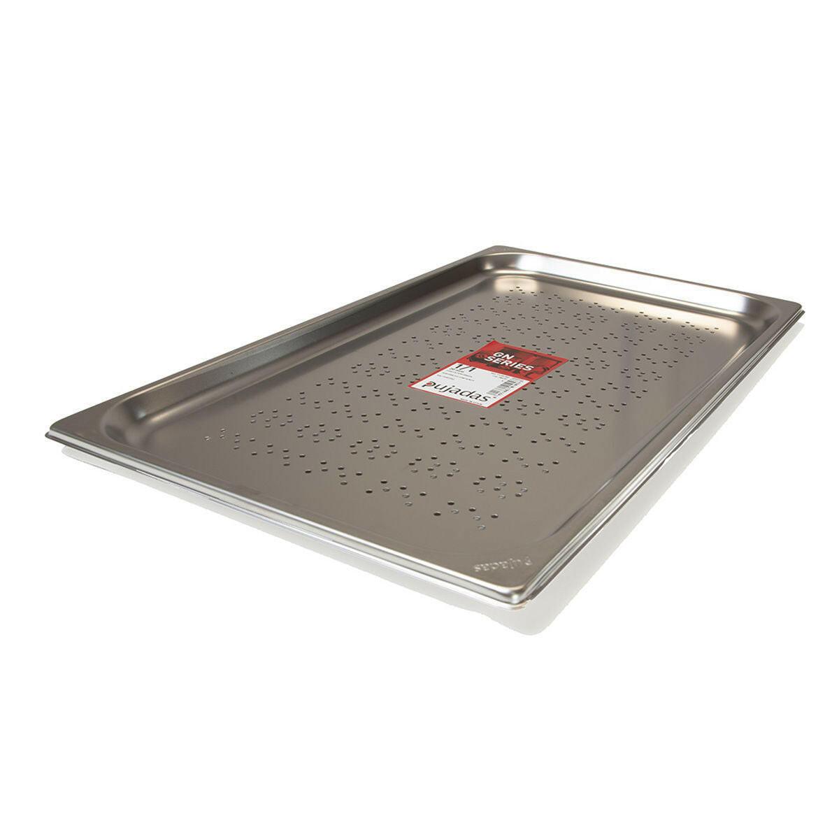 Pujadas 20mm Deep 1/1 Stainless Steel Perforated Gastronorm.