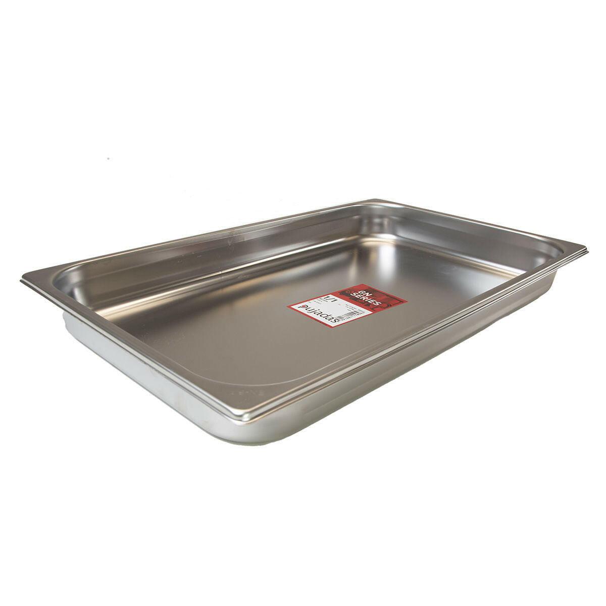 Pujadas 55mm Deep 1/1 Stainless Steel Gastronorm.