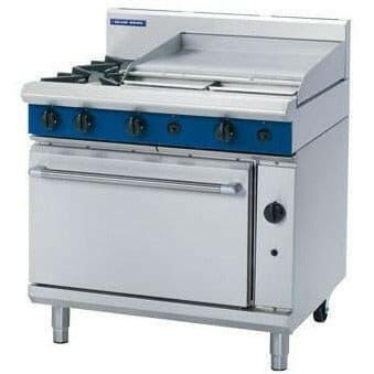 Blue Seal G506B Evolution 2 Burner Smooth Griddle Plate 2/1 Static Oven.
