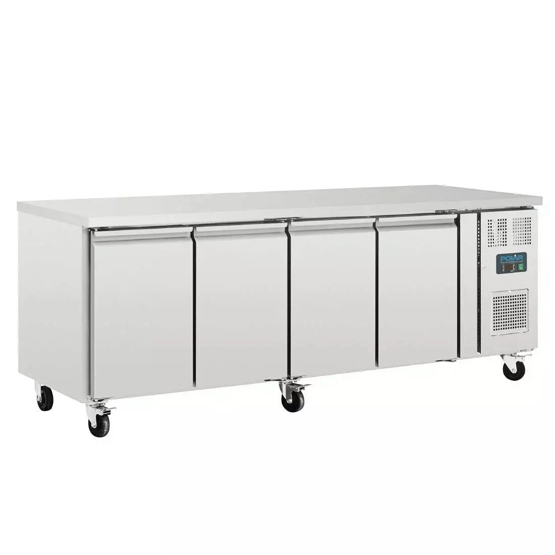 Polar G598 U-Series Four Door Counter Fridge 553Ltr - Cater-Connect Ltd
