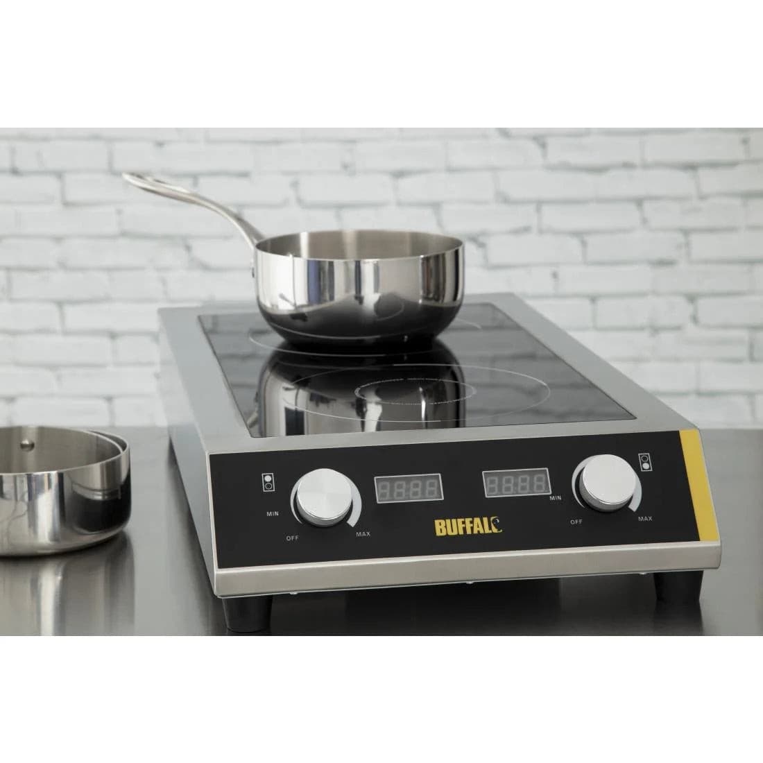 Buffalo GF239 Double Zone Induction Hob 7kW - Cater-Connect Ltd