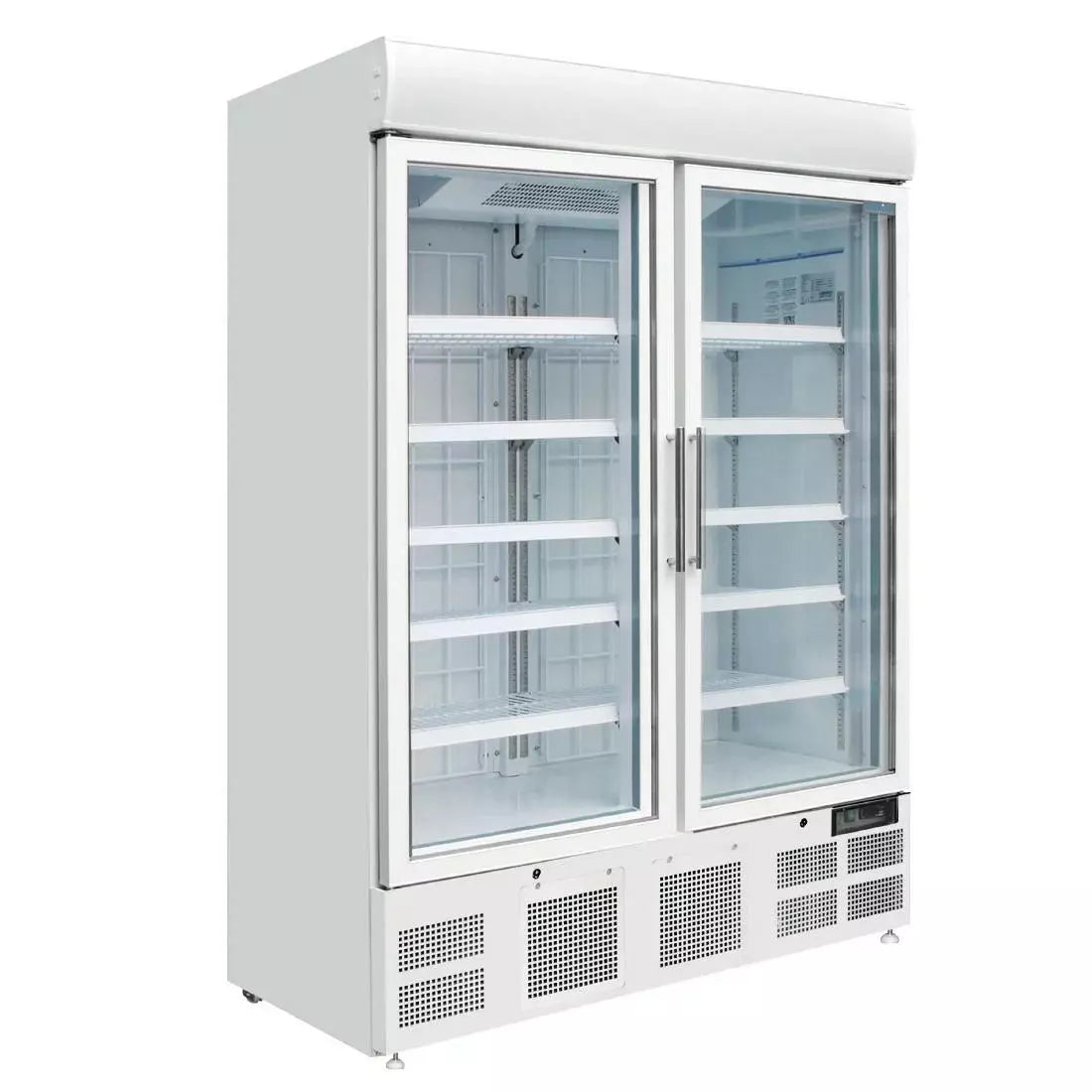 Polar G-Series GH507 Upright Display White Freezer 920 Litres - Cater-Connect Ltd