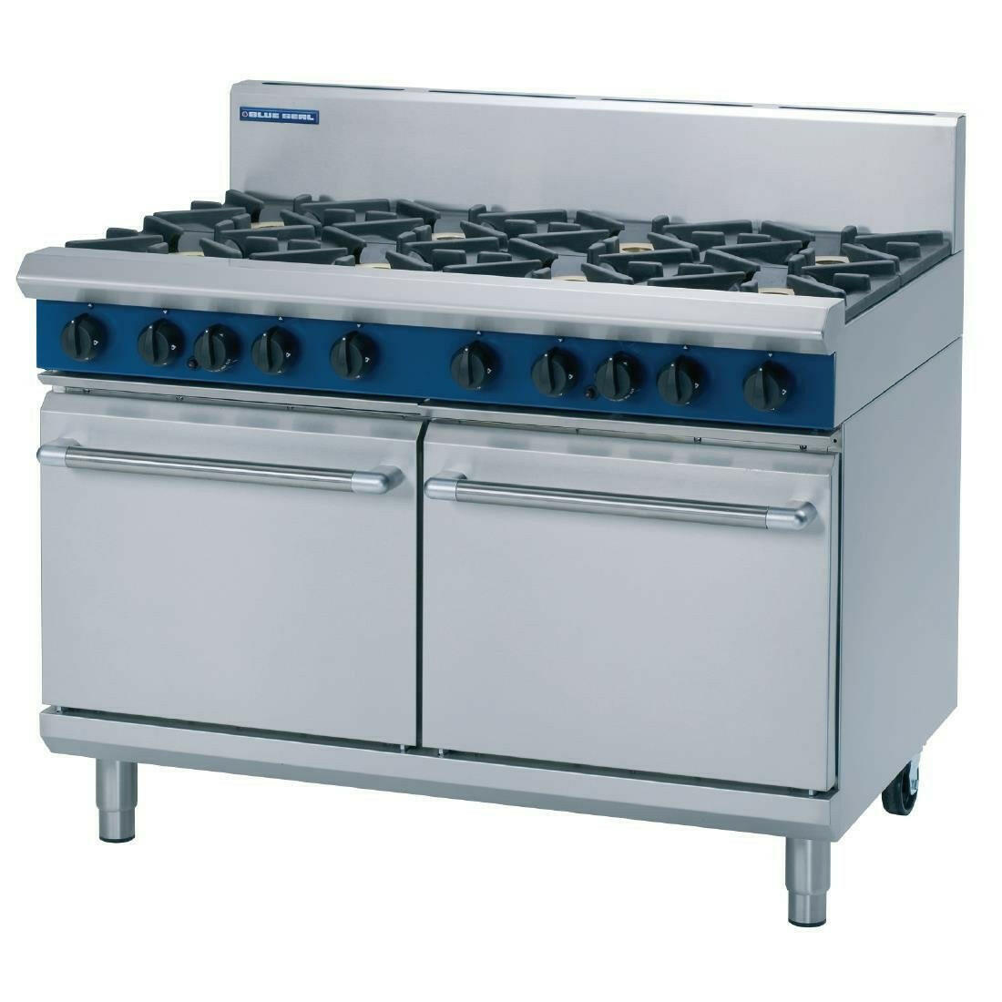 Blue Seal G528D Evolution 8 Burner Double Static Oven 1200mm - Cater-Connect Ltd