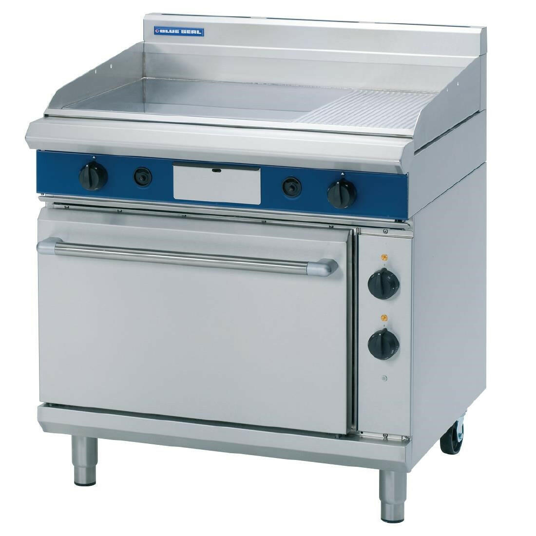 Blue Seal Evolution GPE506 Gas 1/3 Gas Ribbed Griddle & Electric Static Oven - Cater-Connect Ltd