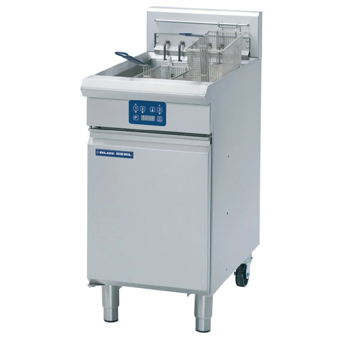 Blue Seal Evolution E43E Single Tank Twin Basket Electric Fryer 27 Litres - Cater-Connect Ltd