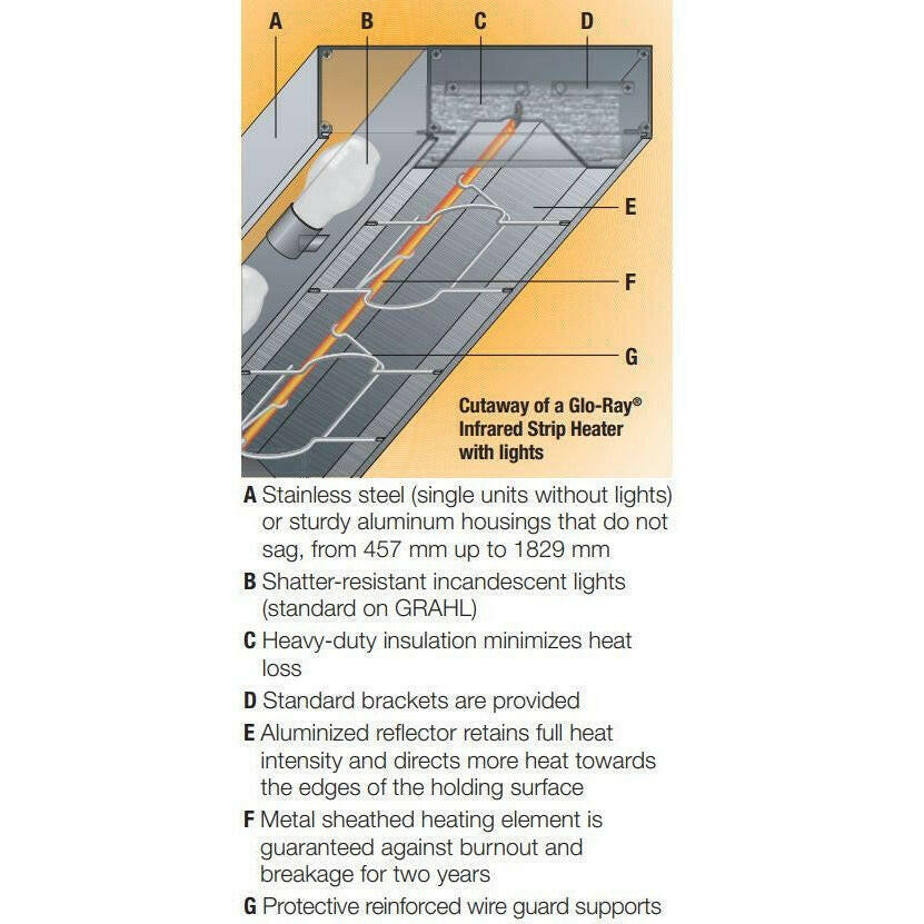 Hatco GRAHL-48 Glo-Ray Infrared High Wattage Food Warmer - Cater-Connect Ltd