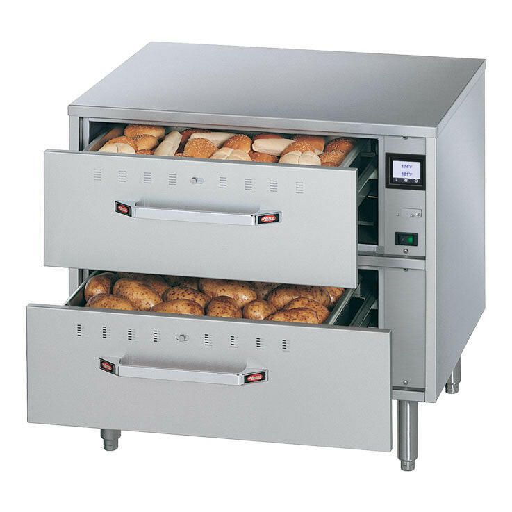Hatco Freestanding 2 Tier HDW-2 Heated Draws.
