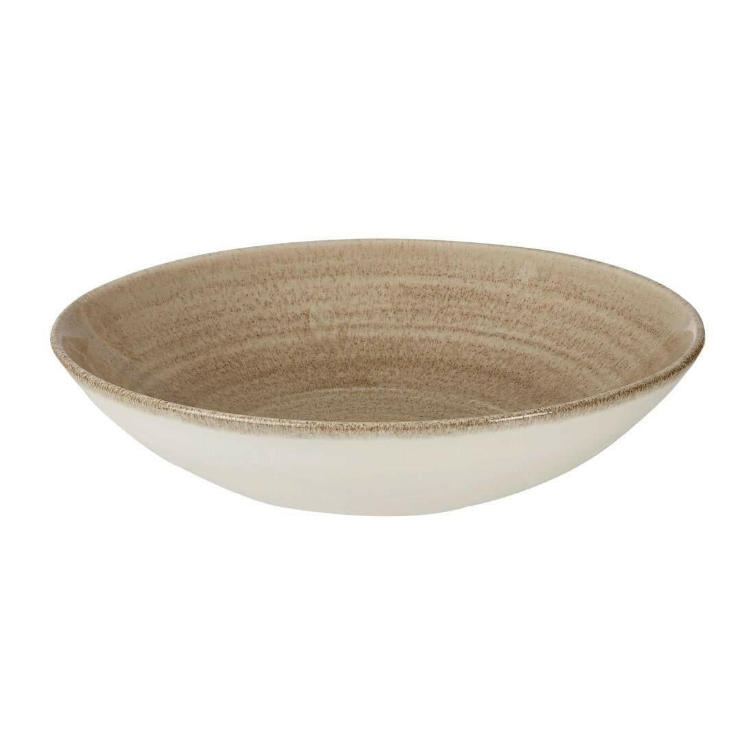 Churchill Stonecast Patina Antique Taupe Evolve Coupe Bowl 9.75"Case Size 12 - Cater-Connect Ltd