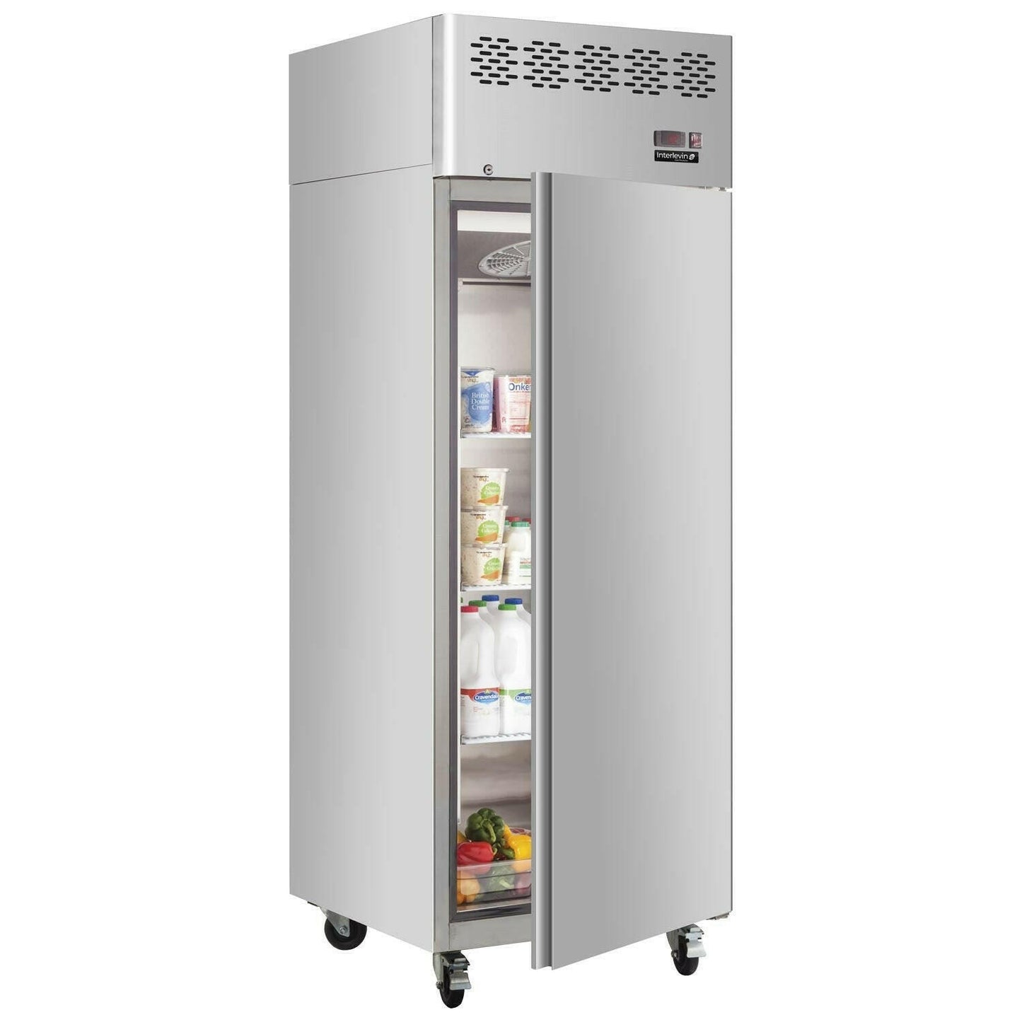 Interlevin Tefcold CAR650 Single Door Stainless Steel Fridge 670 Litres - Cater-Connect Ltd