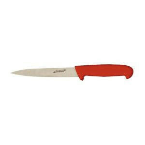 Genware 6" Flexible Filleting Knife Red - Cater-Connect Ltd