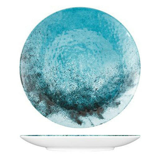 Creative Blue Larnaca Sand Melamine Dinner Plate 27cm Case Size 12 - Cater-Connect Ltd
