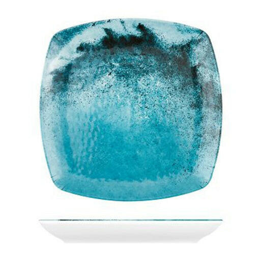 Creative Blue Larnaca Sand Melamine Square Plate 26cm x 2.5cm Case Size 12 - Cater-Connect Ltd