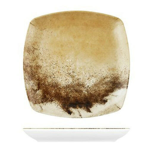 Creative Honey Larnaca Sand Melamine Square Plate 26cm x 2.5cm Case Size 12 - Cater-Connect Ltd